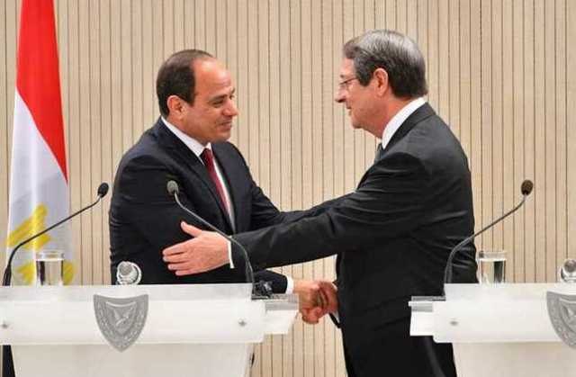 الرئيس القبرصى : نهدف الي مزيد من التعاون مع مصر فى مجال استكشاف الغاز الطبيعى