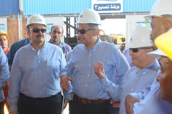 البدوي وأمام يتفقدان موقع PMS بالمعدية والوحدة البحرية بالبرلس