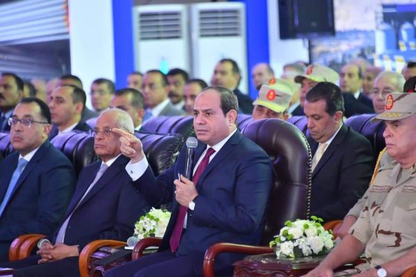 الرئيس السيسي يفتتح الرصيف البحرى لشركة 