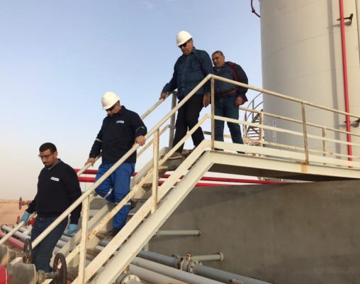 بعد الكشف البترولى الكبير ASH-2 .. رئيس شركة برج العرب يواصل زياراته للحقول لتحقيق المزيد من الطاقات الانتاجية