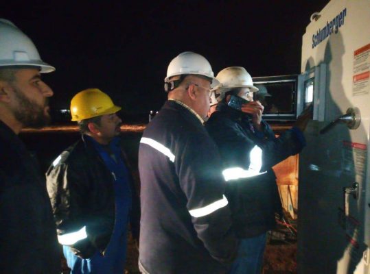 خالدة تنجح فى وضع البئرين مينيس 17 وسلام ٧٤ علي الانتاج بمعدل 1200 برميل زيت يومي