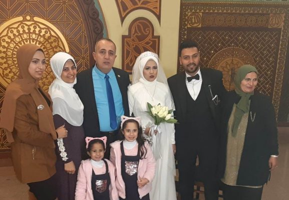 حفل زفاف نجلة محمد اباظة مدير ادارة النقل بشركة عجيبة للبترول 