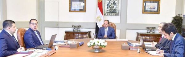الرئيس السيسى يستعرض مع مدبولى وشاكر تطورات مشروع الضبعة النووى وتغذية العاصمة الادارية