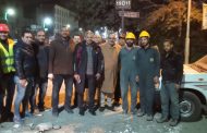 بالصور .. رئيس تاون جاس يتفقد تعديلات خطوط الغاز المتعارضة مع مترو الانفاق بمحطة ميدان الجيزة