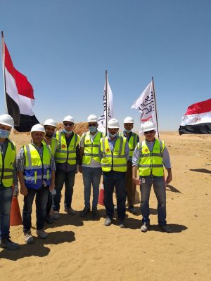 لقطات لطاقم السويدى T&D وايجيتك للكابلات اثناء تنفيذ الاعمال الكهروميكانيكية لنفق خدمات العاصمة الادارية