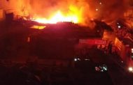 حريق البحر الاعظم بمحل زيوت وتاون جاس تدفع بفرق الطوارىء لتأمين الغاز