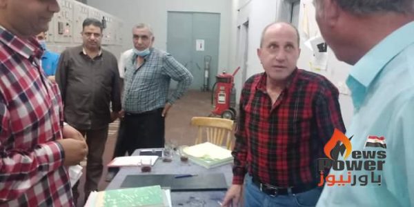 رئيس القناة للتوزيع يتفقد مقر الورش الرئيسية بالشركة بالمنطقة الصناعية للاطمئنان علي تصنيع كافة اعمدة الجهد المتوسط لخطوط ربط مدينتي القصير ومرسي علم