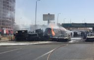 مسئول بهيئة البترول : تم السيطرة علي الحريق .. والسيارة ليست تابعة لشركات مصر والتعاون للبترول والسهام البترولية