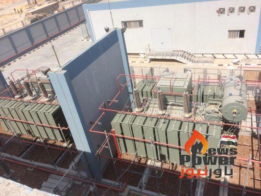 وضع الجهد على محطة محولات اسمنت المصريين جهد 66 ك.ف اول الاسبوع المقبل