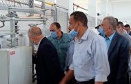 بالصور ..اتاسكو ترافق رئيس منطقة القناة فى زيارته التفقدية لمشروع محطة محولات المُلاك استعداداً لوضع الجهد