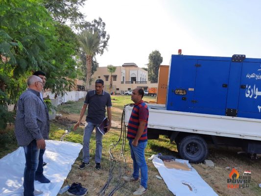 جنوب القاهرة للتوزيع تنتهى من استعدادتها لتأمين احتفالية قرعة بطوله كأس العالم لكرة اليد مصر 2021 بسفح الأهرامات