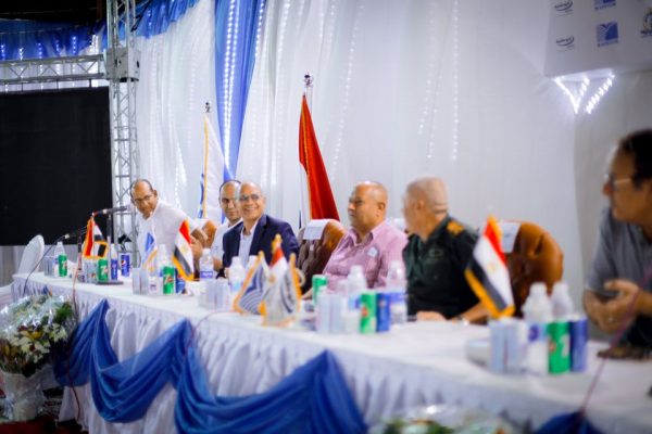بالصور .. مدكور تنفذ تعليمات الرئيس السيسى بسرعة الصاروخ وتحتفل بتشغيل أول بئر بمشروع جنوب توشكى الزراعى