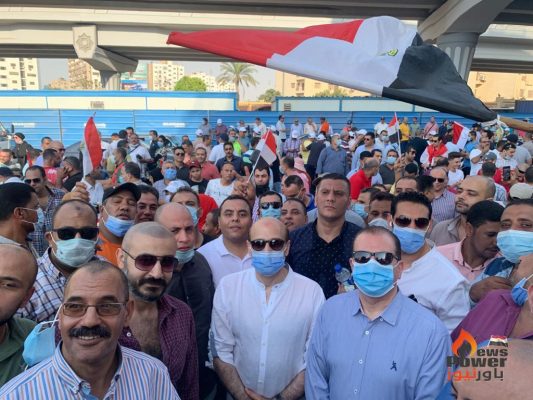 بتروتريد اكبر شركات قطاع البترول تنظم مسيرة حاشدة للمشاركة في احتفالات اكتوبر بقيادة وهدان