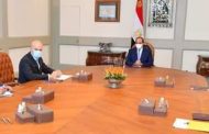 الرئيس السيسي يستقبل رئيس ايني الايطالية لمتابعة نشاط الشركة في مصر بمجال التنقيب والاستكشاف بحضور الملا