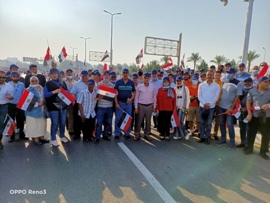 امل للبترول تنظم مسيرة كبري للمشاركة في احتفالات اكتوبر بقيادة حمدي عثمان