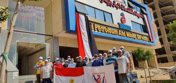 سسكو تنظم مسيرة في حب مصر وتأييد الإستقرار والتنمية بقيادة ابو العلا