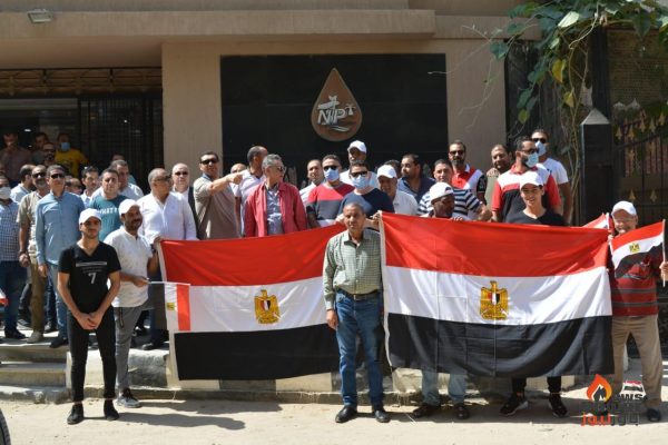 النيل لتسويق البترول تنظم مسيرة حاشدة للمشاركة في احتفالات اكتوبر بقيادة ناصر شومان