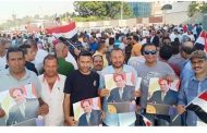 بقيادة مشالي  .. مسيرة حاشدة للعاملين بنقل الكهرباء للمشاركة في احتفالات  اكتوبر