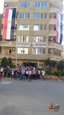 الواحة للبترول تشارك بمسيرة لدعم القيادة السياسية من اجل الوطن ومستقبل افضل للبلاد