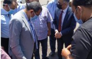 عياد وفتحي يتابعان حادث انقلاب سيارة تابعة للتعاون للبترول امام نادي الجلاء