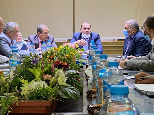الدستاوى يتفقد شبكة مصر الوسطى للتوزيع بالمنيا