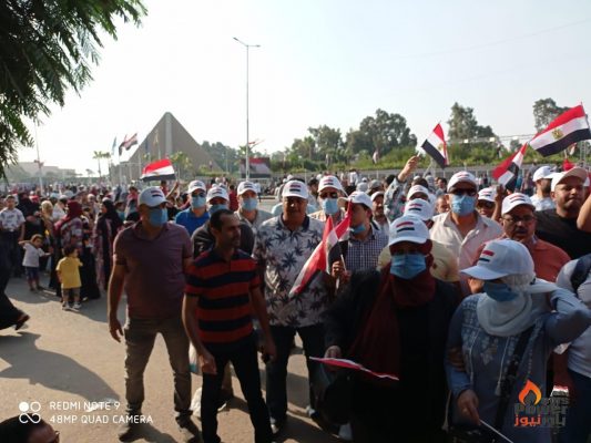 شمال سيناء للبترول تنظم مسيرة من المعادي الي المنصة للمشاركة في احتفالات اكتوبر بقيادة علي قنديل