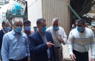 بالصور .. العبد في زيارة تفقدية لقطاع إنتاج محطات دمنهور