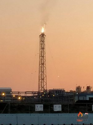 تاكيدا لانفراد باور نيوز ..اضاءة شعلة محطة معالجة الغازات بحقل ريفين تمهيدا لبدء التشغيل التجريبي خلال أيام