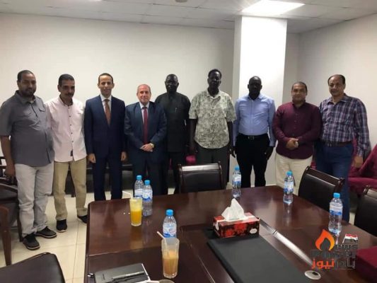 السفارة المصرية بجنوب السودان تستقبل وفداً من وزارة الكهرباء والطاقة المتجددة.
