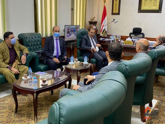 الدكتور خالد الدستاوى يتفقد شبكة شركة القناة للتوزيع