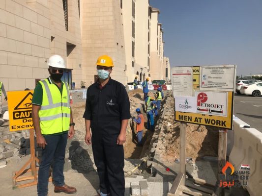 غاز القاهرة تبدأ تنفيذ اولى مشروعاتها بدولة الامارات