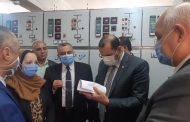 بالصور .. الدستاوي في زيارة الي شركة جنوب الدلتا للتوزيع للوقوف على مستوى الأداء