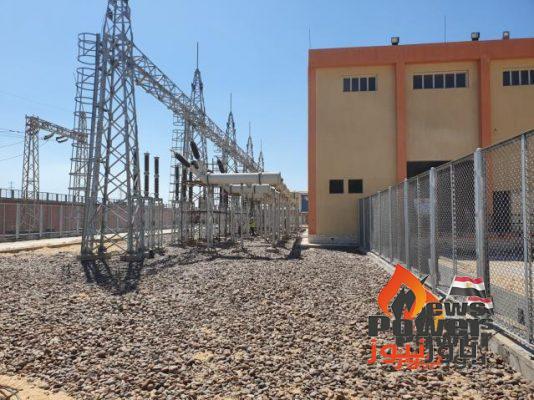 وضع الجهد على محطة محولات جمصة جهد 220 ك.ف قريبا