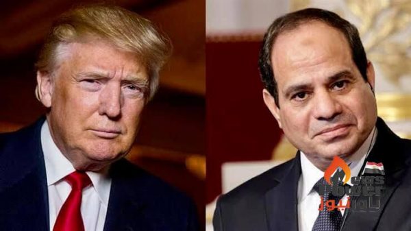 الرئيس السيسى يتلقى اتصالا هاتفيا من الرئيس الأمريكى دونالد ترامب