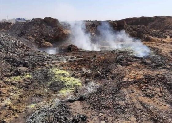 محافظ الوادي الجديد: انبعاثات غازية من طبقات التربة وراء ظاهرة 