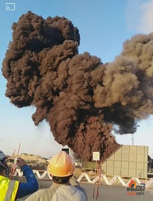 بالصور ..بدء اعمال التنفيض بالبخار steam Blow  لمشروع غلاية  وحدة  الوليدية تنفيذ  ميجا و انسالدوا كلداى