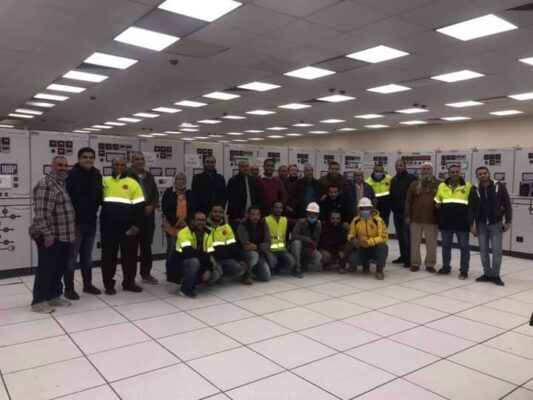 السويدي T&D تنجح في وضع الجهد علي محطة محولات بدر2 جهد 220ك.ف