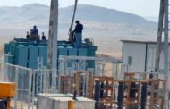 اطلاق التيار الكهربائى بمحطة محولات غرب قنا جهد 66ك.ف