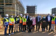 عاجل .. بالصور .. الابراشى يتفقد اعمال تنفيذ محطة محولات مدينتى جهد 220/66/22kV تنفيذ sieyuan