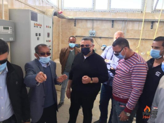 محافظ البحر الأحمر يفتتح محطة معالجة الصرف الصحي الثلاثية المدمجه بمرسي علم