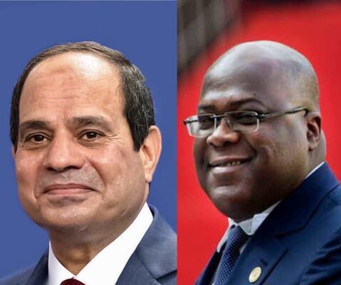الرئيس السيسي يجرى اتصالاً هاتفياً مع الرئيس فيليكس تشيسيكيدي رئيس جمهورية الكونغو