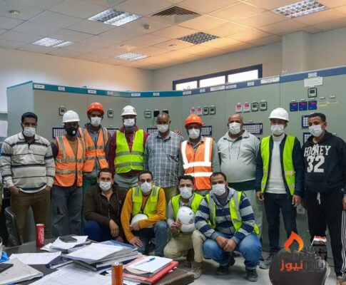 سيمنس تنجح في وضع الجهد علي الدائرتين D10&d11 بمحطة شرق العوينات جهد 220 ك . ف