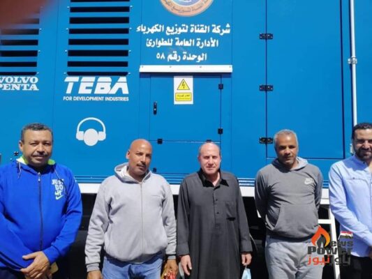 رئيس القناة للتوزيع يتسلم عدد من وحدات الطوارئ لتلبية الاحتياجات على الشبكة