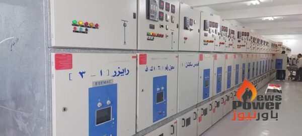 وضع الجهد على كامل دائرتى محطة محولات الملا ٦٦ ك.ف