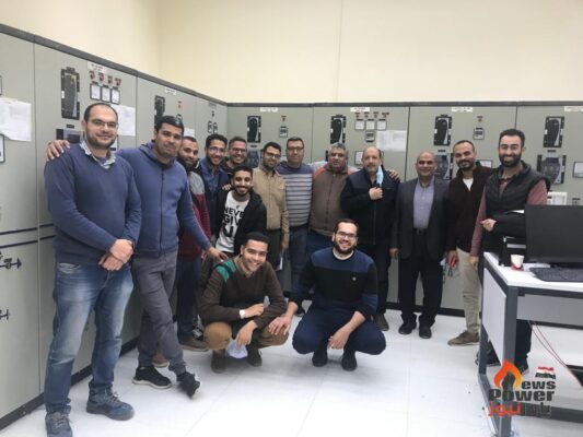 صورة ..اطلاق الجهد على محطة محولات تمى الامديد 66/11 ك.ف تنفيذ XD اجيماك