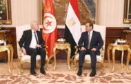 بالصور... الرئيس السيسى يستقبل  اخيه الرئيس التونسى قيس سعيد