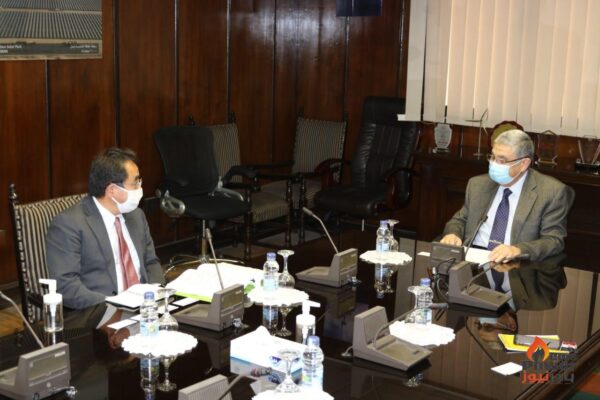 وزير الكهرباء الطاقة المتجددة يبحث مع  الرئيس الجديد للوكالة اليابانية للتعاون الدولي (JICA) لمنطقة الشرق الأوسط وأووربا سبل دعم وتعزيز التعاون المشترك