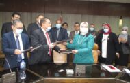 عاجل بالصور .. نقل الكهرباء توقع مع الإسكندرية للأعمال الهندسية عقد محطة المنصورية جهد 66/11 ك.ف 