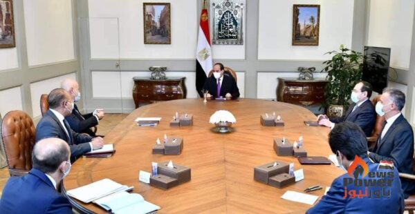 الرئيس السيسى يتابع نشاط شركة eni في مجال التنقيب والإنتاج بقطاع الغاز والبترول في مصر وجهود مصر للتحول لمركز إقليمي لتجارة الطاقة