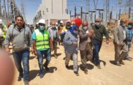 صور خاصة وفى عز الشمس .. صباح مشالى وقيادات الجنوبية واكس دى اجيماك يزورون محطة بنبان ٣ جهد ٥٠٠ ك.ف